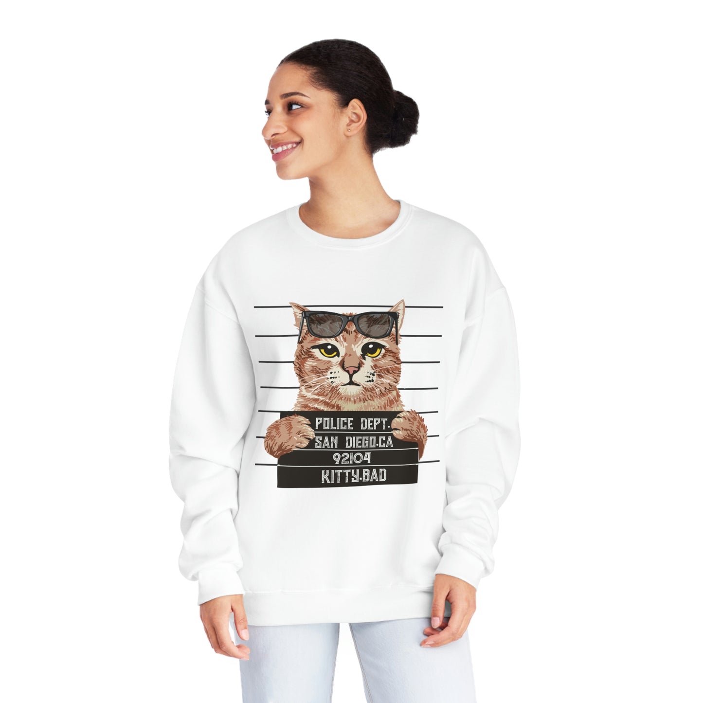 Bad Kitty Mug Shot Sweatshirt