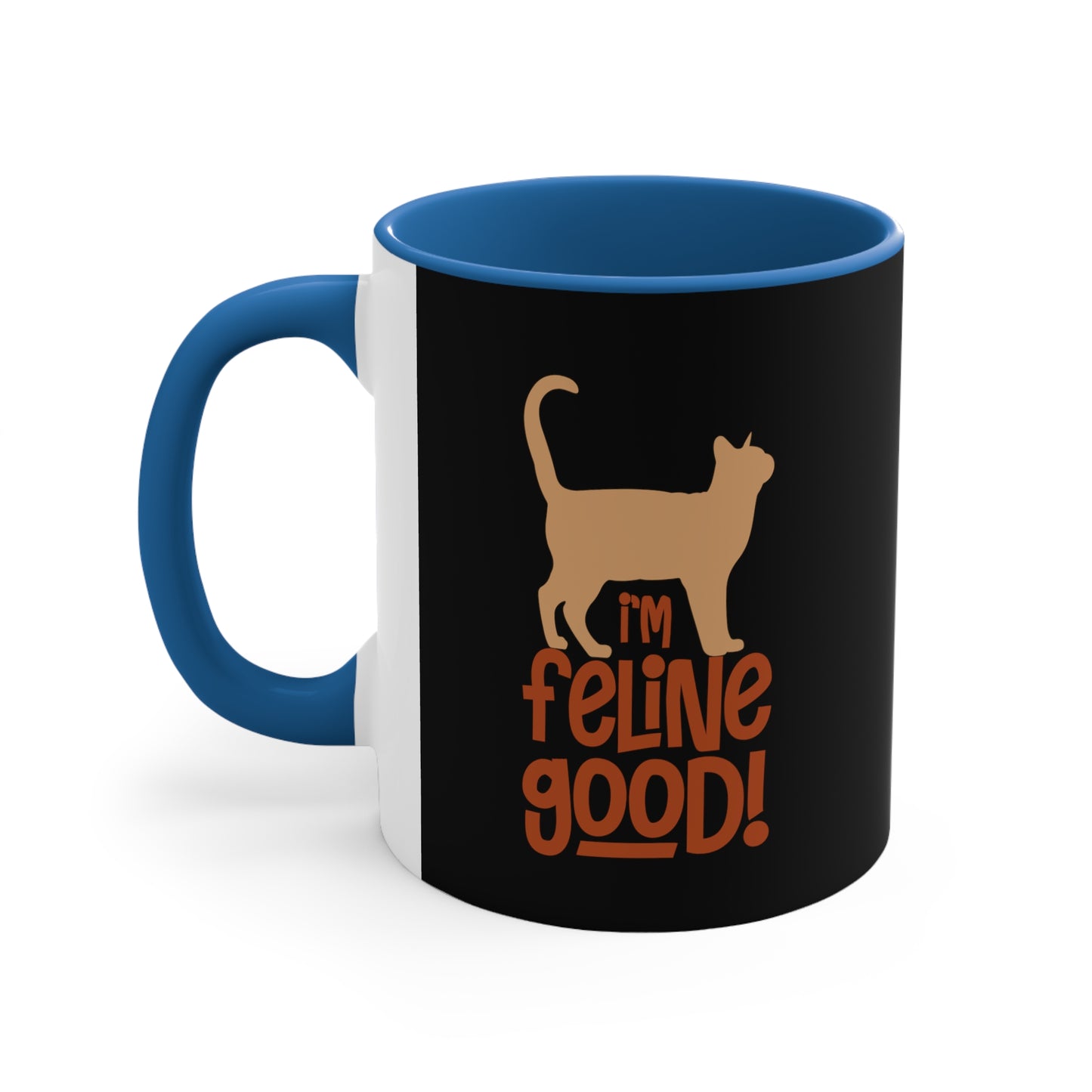 Feline Good Accent Coffee Mug, 11oz