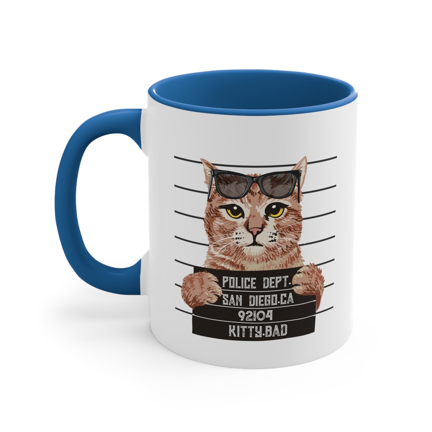 Bad Kitty Accent Coffee Mug, 11oz