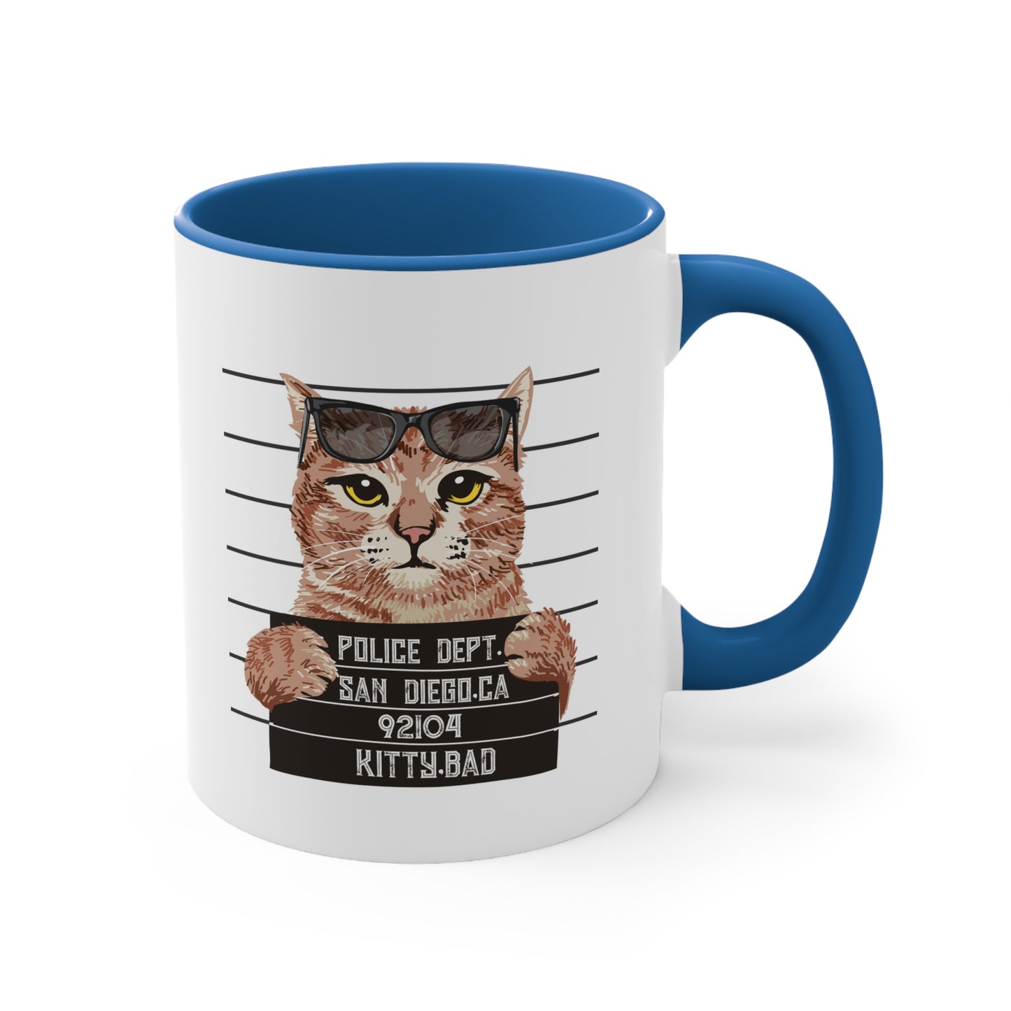 Bad Kitty Accent Coffee Mug, 11oz