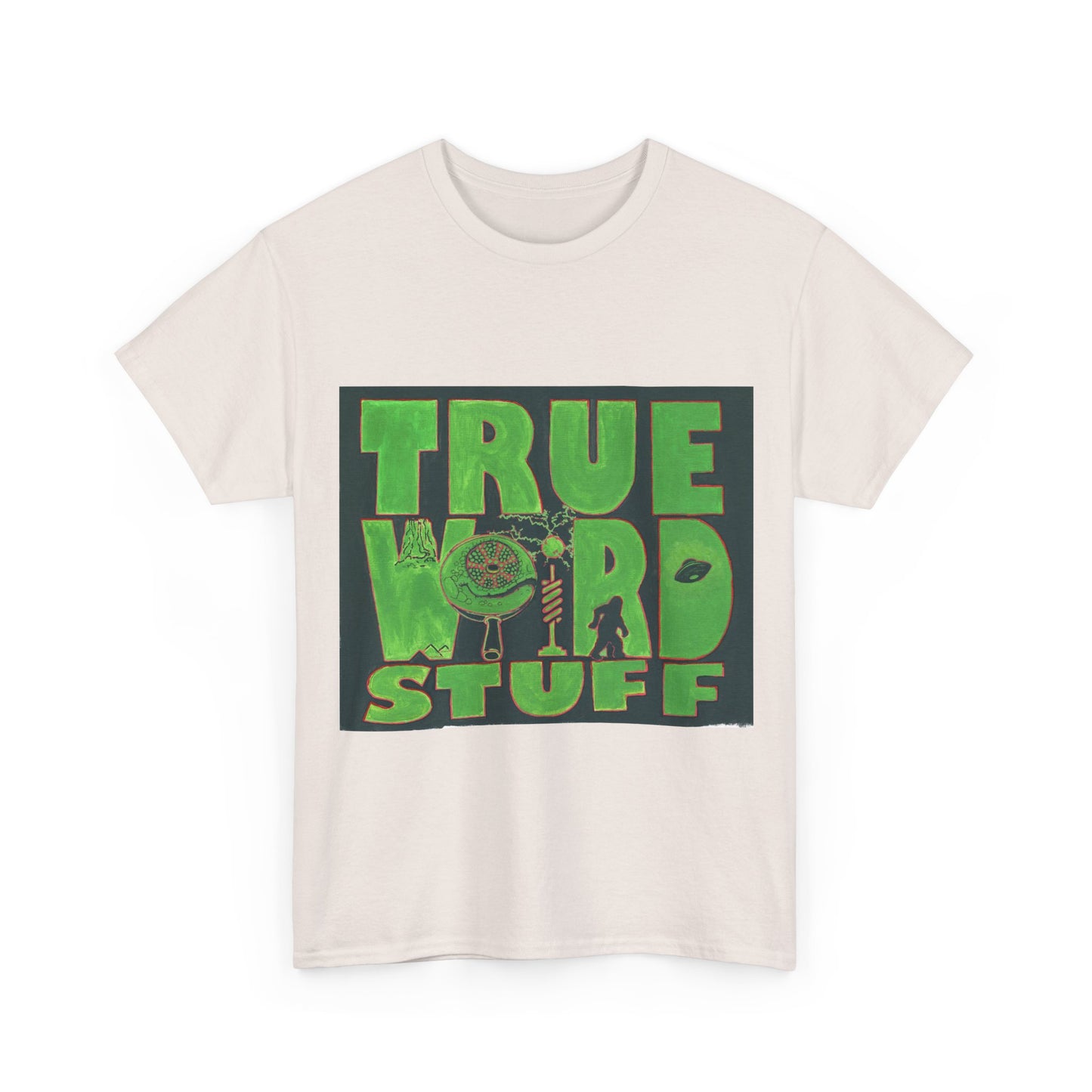 True Weird Stuff Heavy Cotton T