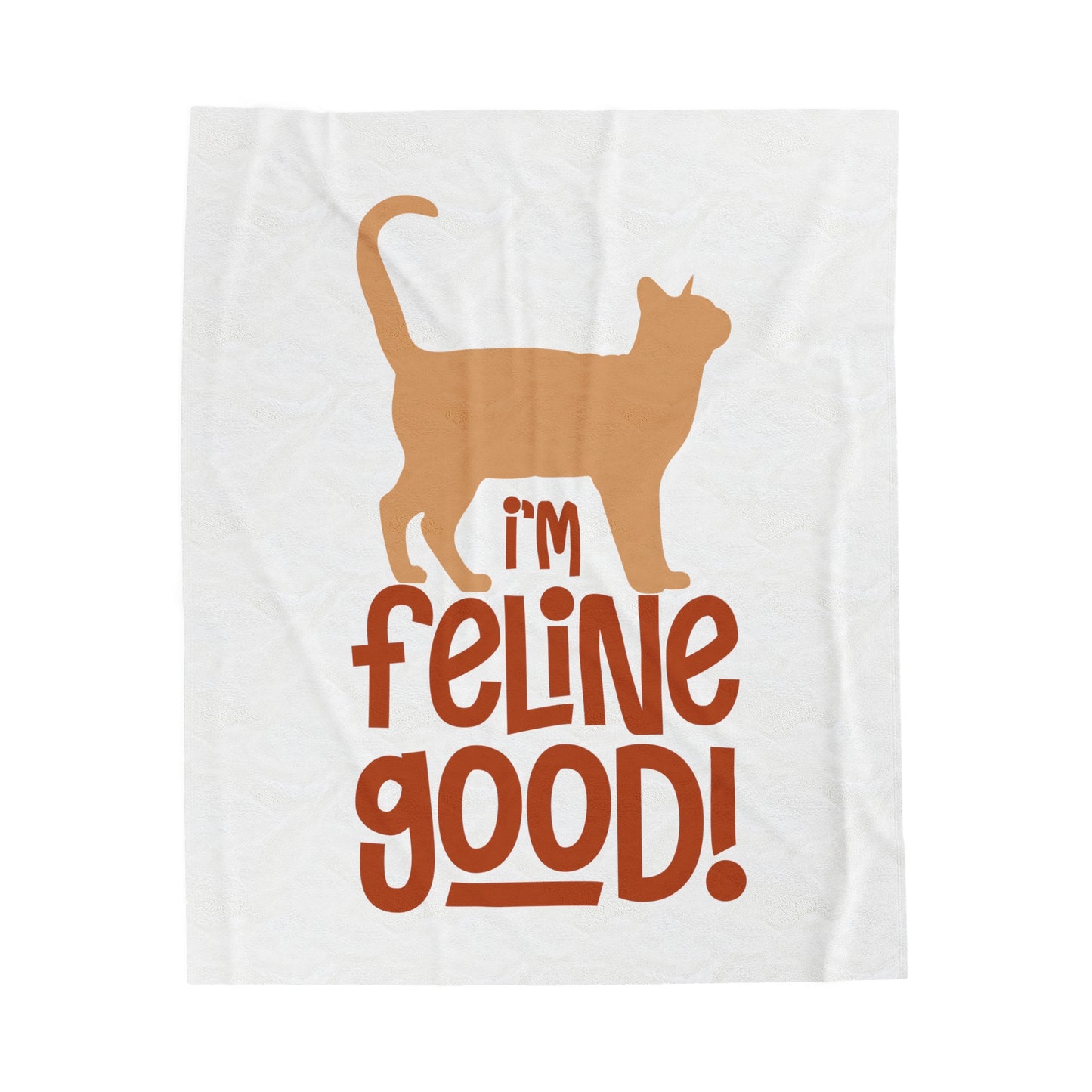 Feline Good Velveteen Plush Blanket