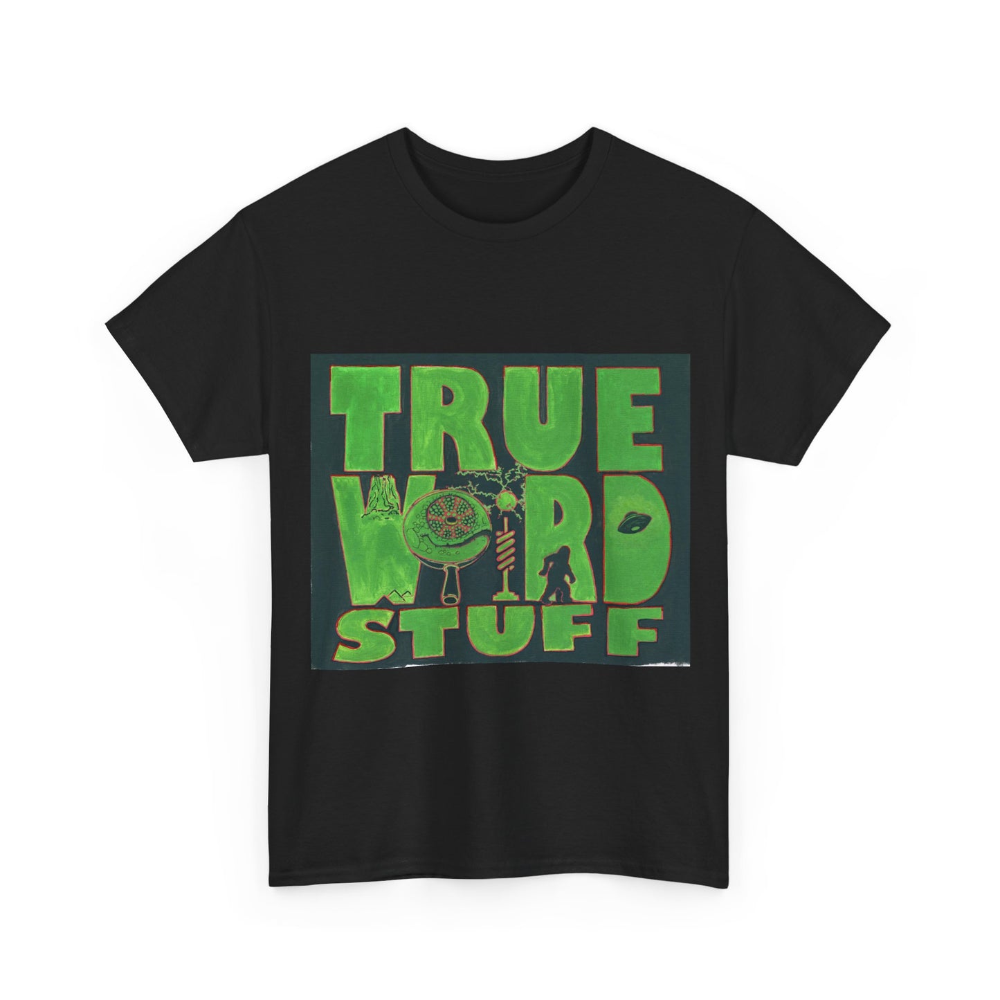 True Weird Stuff Heavy Cotton T