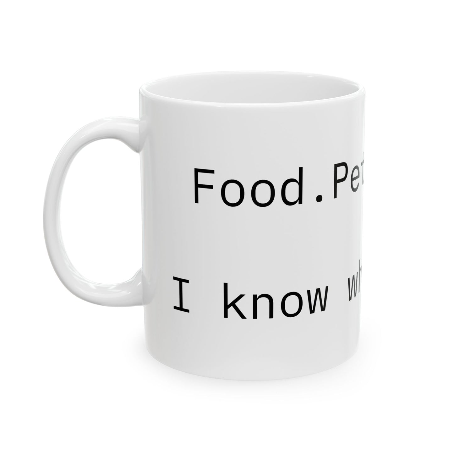 Food. Pets. Murder Mug