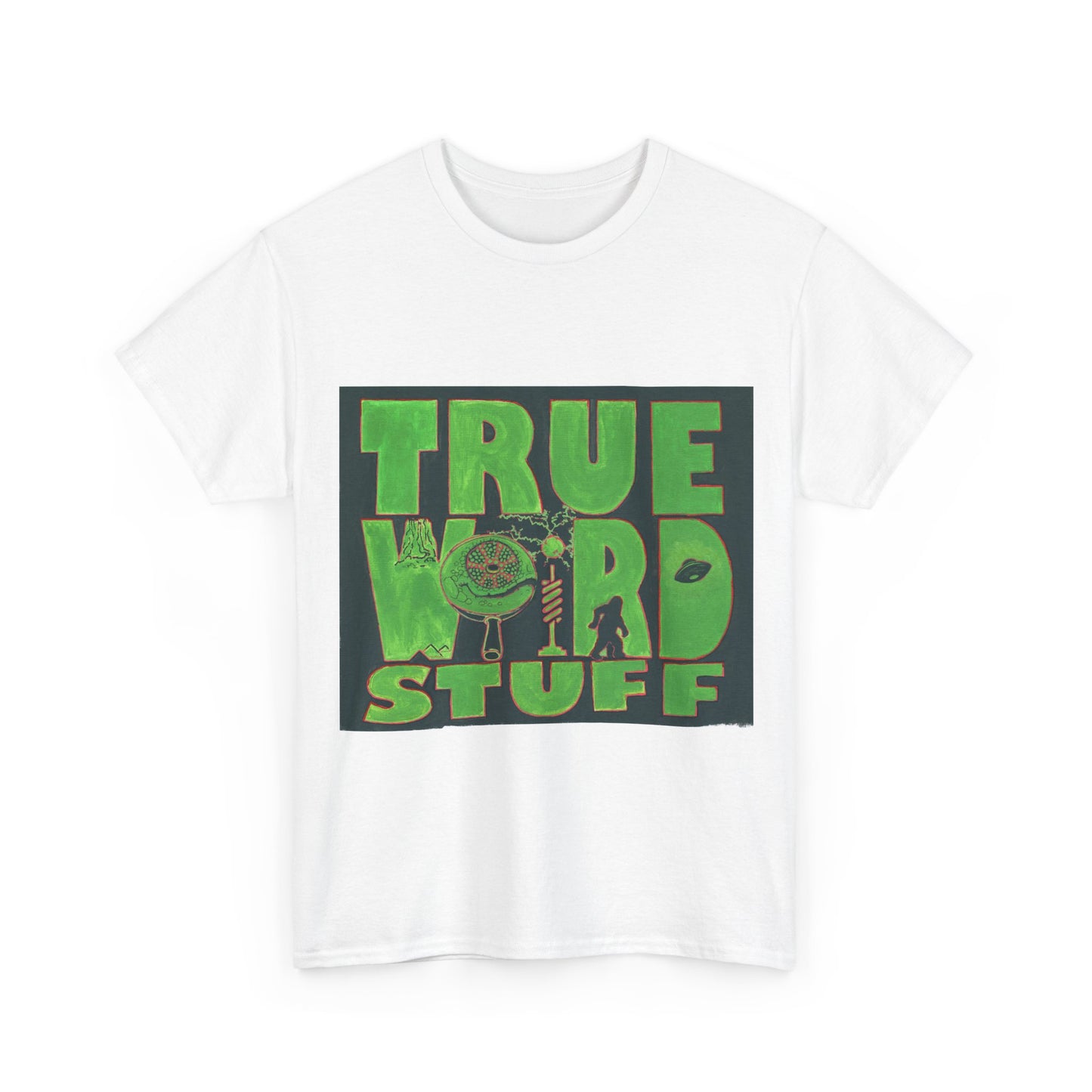 True Weird Stuff Heavy Cotton T