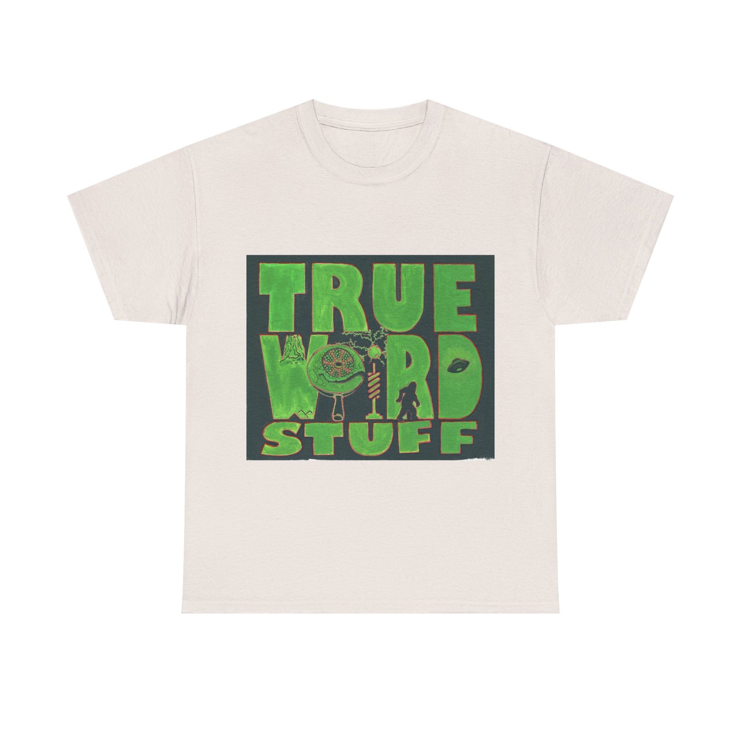 True Weird Stuff Heavy Cotton T