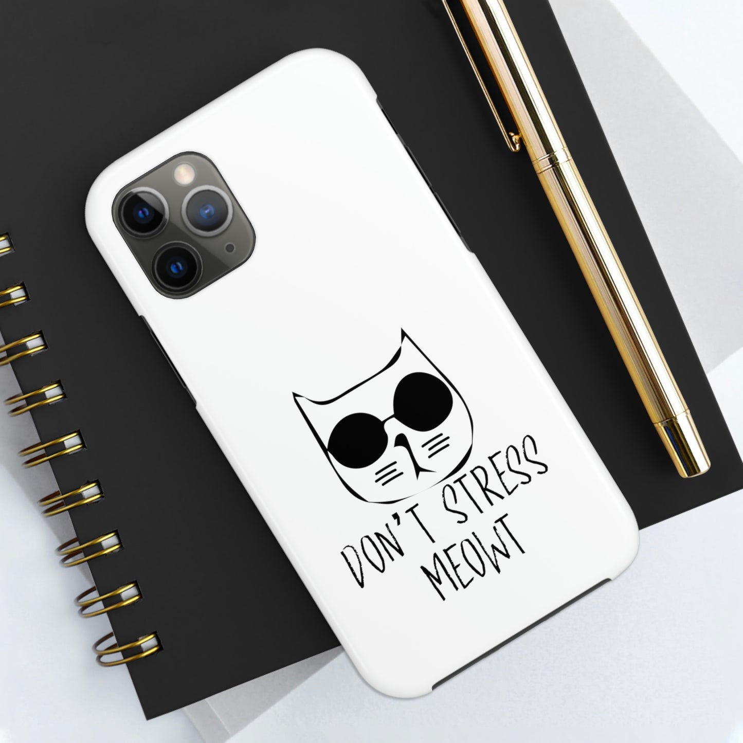 Don't Stress Meowt Tough Phone Cases by Case-Mate