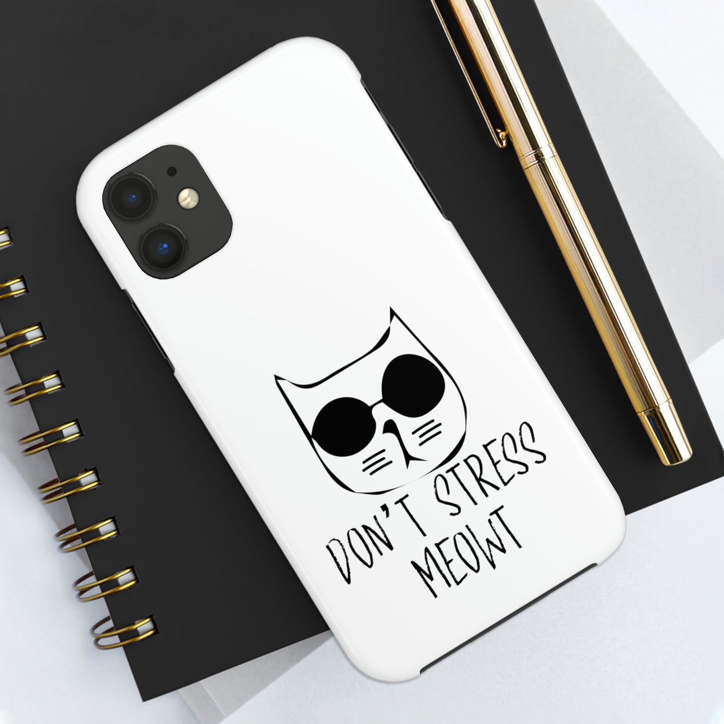 Don't Stress Meowt Tough Phone Cases by Case-Mate