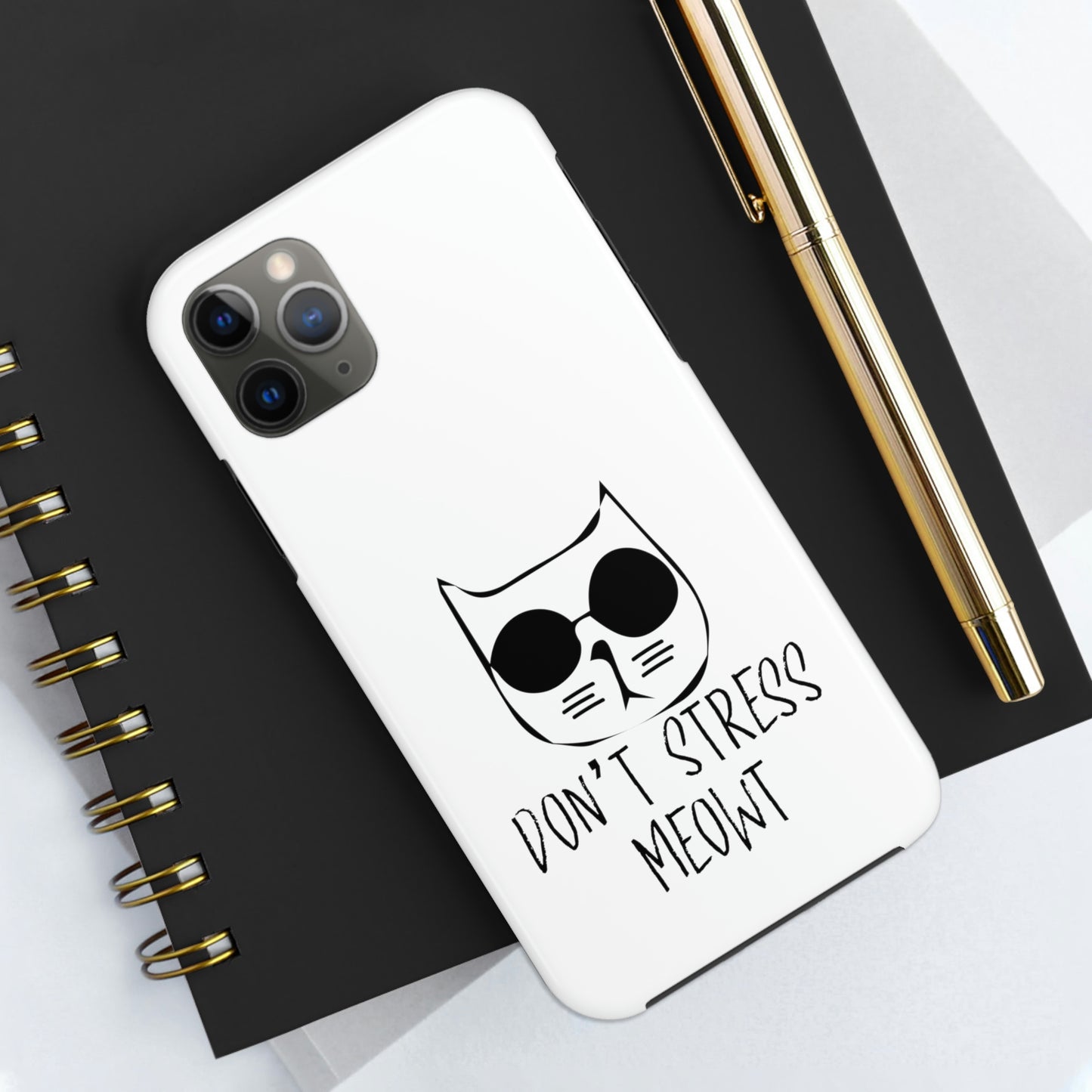 Don't Stress Meowt Tough Phone Cases by Case-Mate